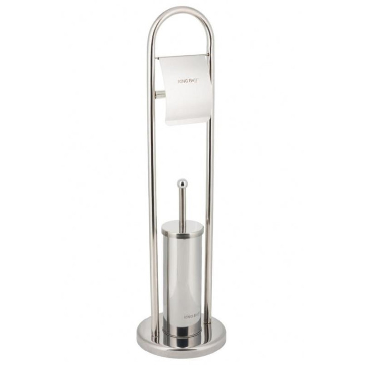 Szczotka WC stojak nierdzewna Kinghoff KH-3221